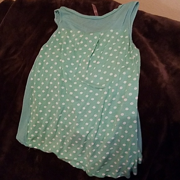 Polka dot flowy tank top - Picture 3 of 3